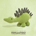 Sabrina Stegosaure Stegosaurus - Amigurumi Crochet THUMB 1 - FROGandTOAD Créations